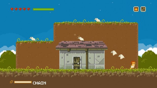 L'estetica rimanda totalmente al periodo delle console ad otto bit.
