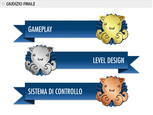 Tinboy Premi: gameplay oro, level design argento, sistema di controllo bronzo